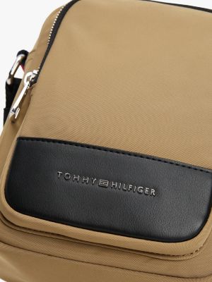 multi th business metal logo reporter bag for men tommy hilfiger