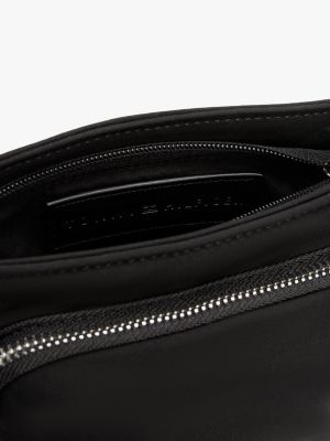 sac bandoulière th business à logo en métal noir pour hommes tommy hilfiger