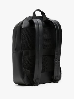 black signature textured backpack for men tommy hilfiger