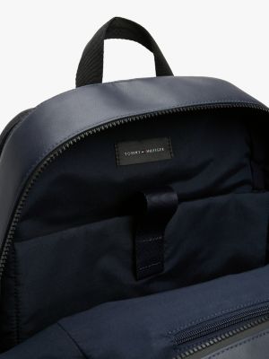 multi signature textured backpack for men tommy hilfiger