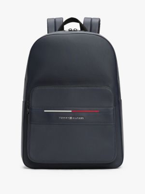 multi signature textured backpack for men tommy hilfiger