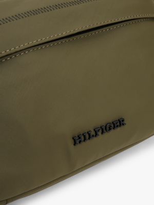 meerdere kleuren reportertas met getextureerd logo voor heren - tommy hilfiger