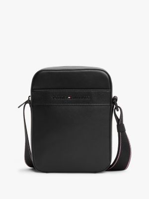 bolso reporter th business corporate black de hombres tommy hilfiger