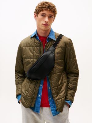 schwarz th business corporate gürteltasche für herren - tommy hilfiger