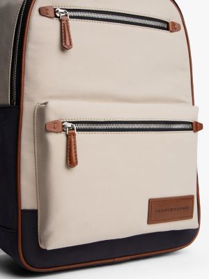 multi casual rucksack mit logo-patch für herren - tommy hilfiger