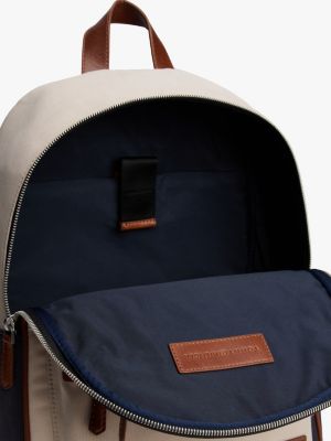 multi casual rucksack mit logo-patch für herren - tommy hilfiger