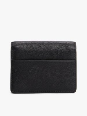 grey logo credit card holder for men tommy hilfiger