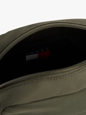 khaki essential crossover-reportertasche für herren - tommy jeans