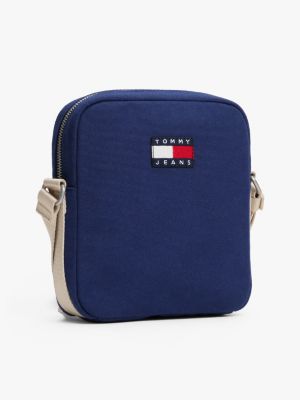 multi retro bi-colour reporter bag for men tommy jeans