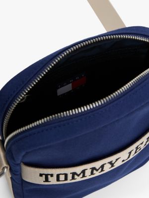 multi retro bi-colour reporter bag for men tommy jeans