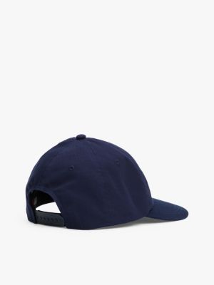 casquette à blason brodé bleu pour hommes tommy jeans