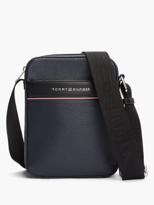 blue th business corporate reporter bag for men tommy hilfiger