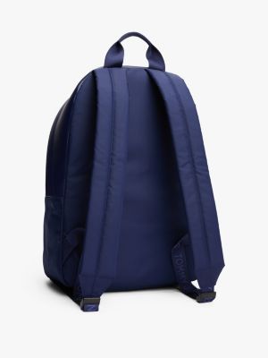 blau essential kuppelförmiger rucksack für herren - tommy jeans