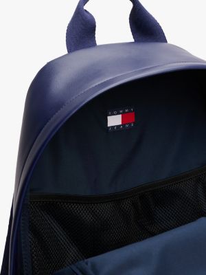 blau essential kuppelförmiger rucksack für herren - tommy jeans