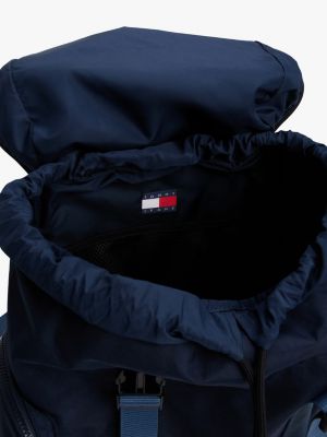 multi essential flap backpack for men tommy jeans