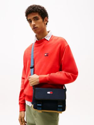 multi essential crossbody messenger bag for men tommy jeans