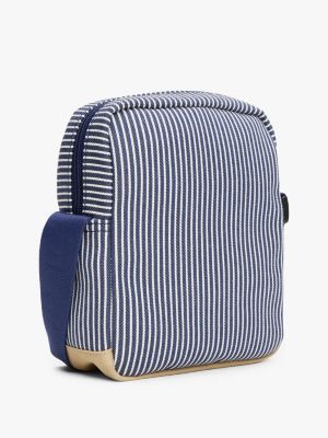 multi essential stripe reporter bag for men tommy jeans