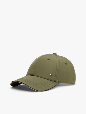 casquette corporate à drapeau en émail green pour hommes tommy hilfiger