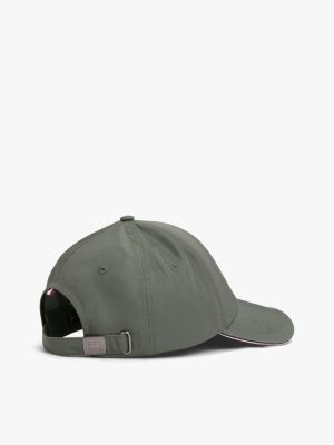 grau corporate baseball-cap mit emaille-flag für herren - tommy hilfiger