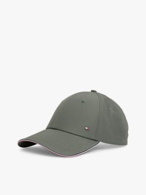 grau corporate baseball-cap mit emaille-flag für herren - tommy hilfiger