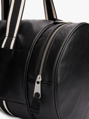 black city logo duffel bag for men tommy jeans