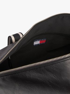 black city logo duffel bag for men tommy jeans