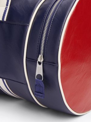 blue city logo duffel bag for men tommy jeans