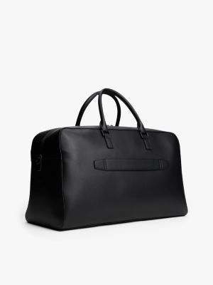 black corporate duffel bag for men tommy hilfiger