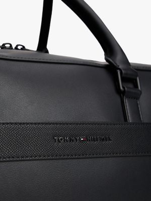 black corporate duffel bag for men tommy hilfiger