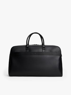 black corporate duffel bag for men tommy hilfiger