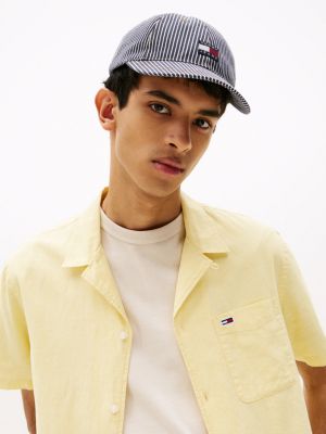 casquette heritage à rayures plusieurs couleurs pour hommes tommy jeans