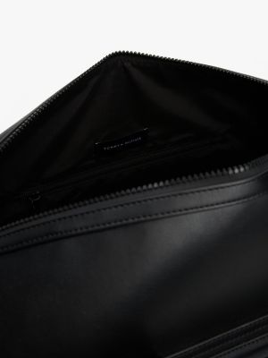 schwarz dufflebag mit logo aus metall für herren - tommy hilfiger