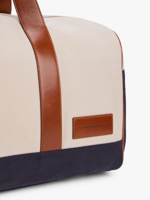 meerdere kleuren casual weekendtas met logopatch voor heren - tommy hilfiger