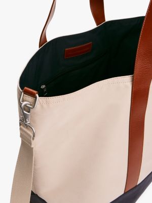 multi casual tote-bag mit logo-patch für herren - tommy hilfiger