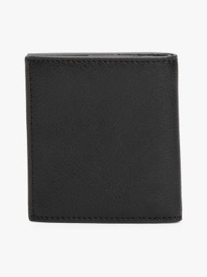 portafogli heritage bifold black da uomini tommy jeans