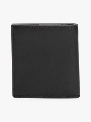 black heritage bifold wallet for men tommy jeans