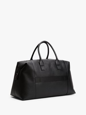 black th monogram duffel bag for men tommy hilfiger