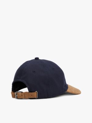 multi baseball-cap mit fischgrätmuster und flag für herren - tommy hilfiger