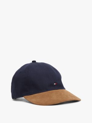 multi flag embroidery herringbone baseball cap for men tommy hilfiger