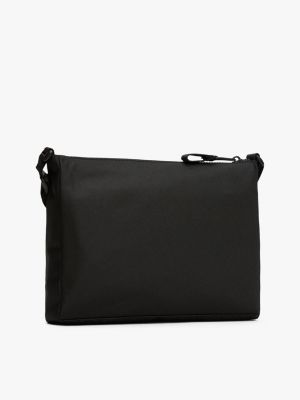 black diamond texture sacoche bag for men tommy jeans
