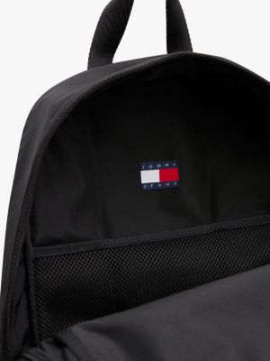 black logo dome backpack for men tommy jeans