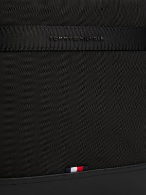 black metal logo travel backpack for men tommy hilfiger