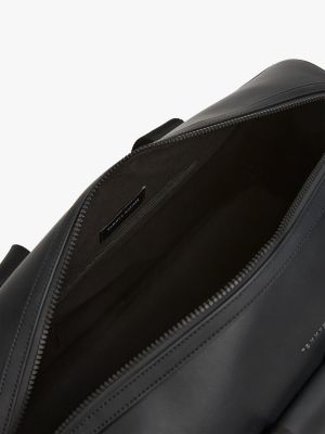 black metal logo crossbody duffel bag for men tommy hilfiger