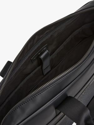 schwarz th monogram laptop-tasche für herren - tommy hilfiger