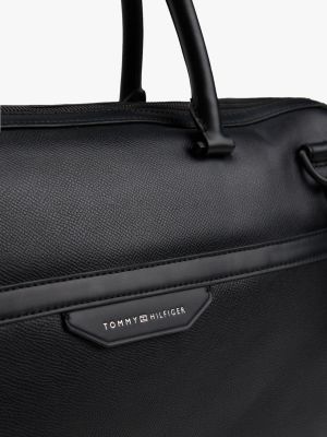 sacoche pour ordinateur portable th business noir pour hommes tommy hilfiger
