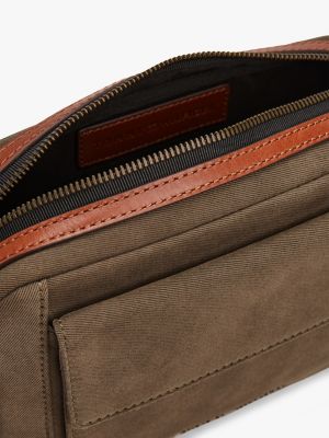 blau casual crossbody-tasche mit metall-logo für herren - tommy hilfiger