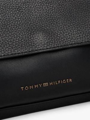 black casual leather crossbody bag for men tommy hilfiger