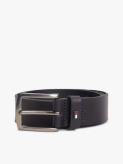 Denton Enamel Flag Leather Belt — Blue 4