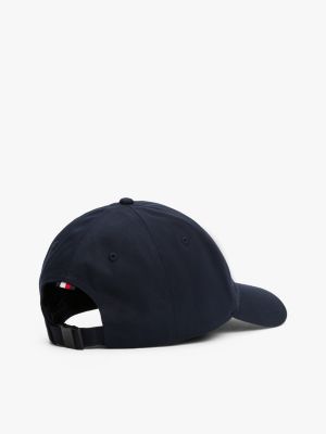 blue contrast th monogram baseball cap for men tommy hilfiger