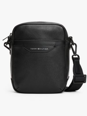 sac reporter th business en cuir black pour hommes tommy hilfiger